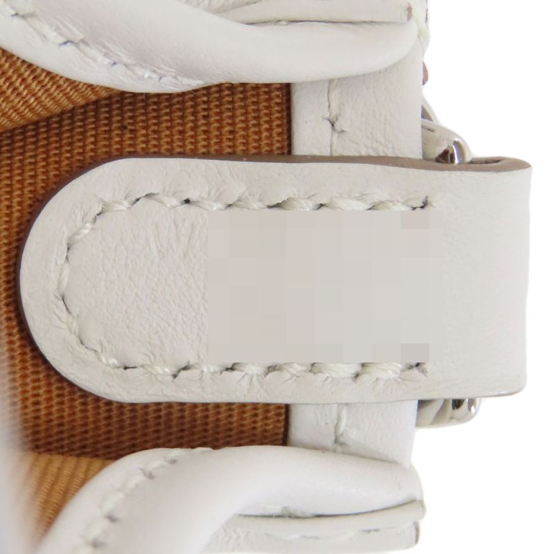 Hermes Evelyn Neo Etop Silver Hardware Shoulder Bag Toile Offiche Women