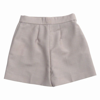 2023Fendi Shorts Size 36 FF Embroidery Double F Half Pants Made In Italy