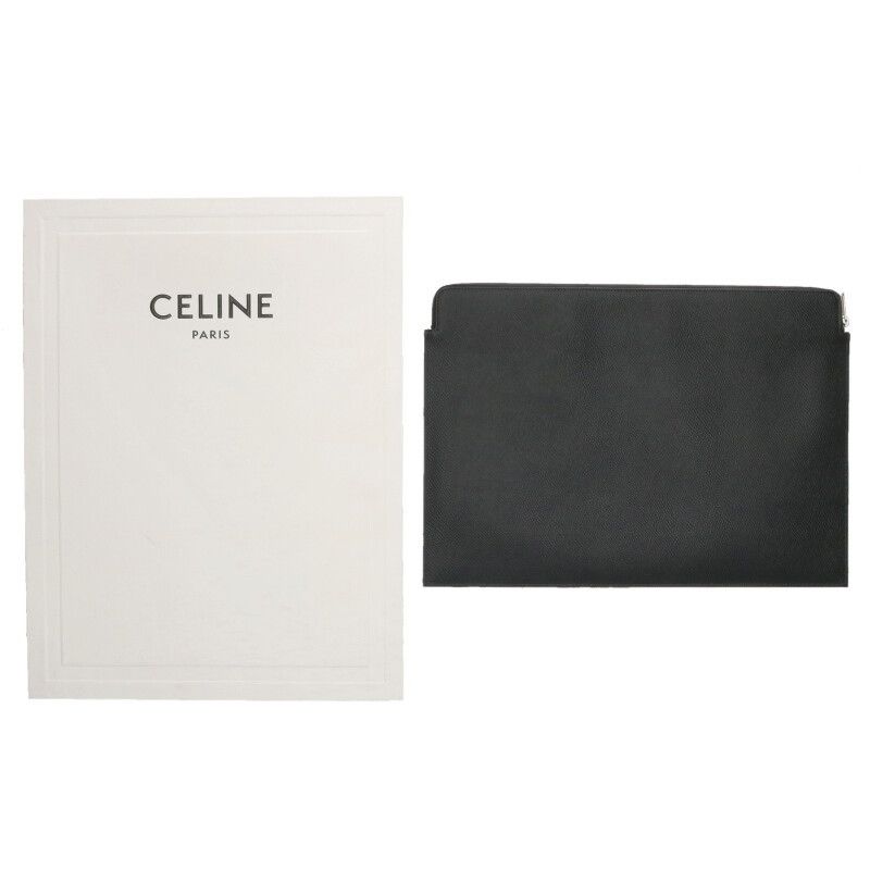 Celine Leather Document Holder Clutch Bag For Men