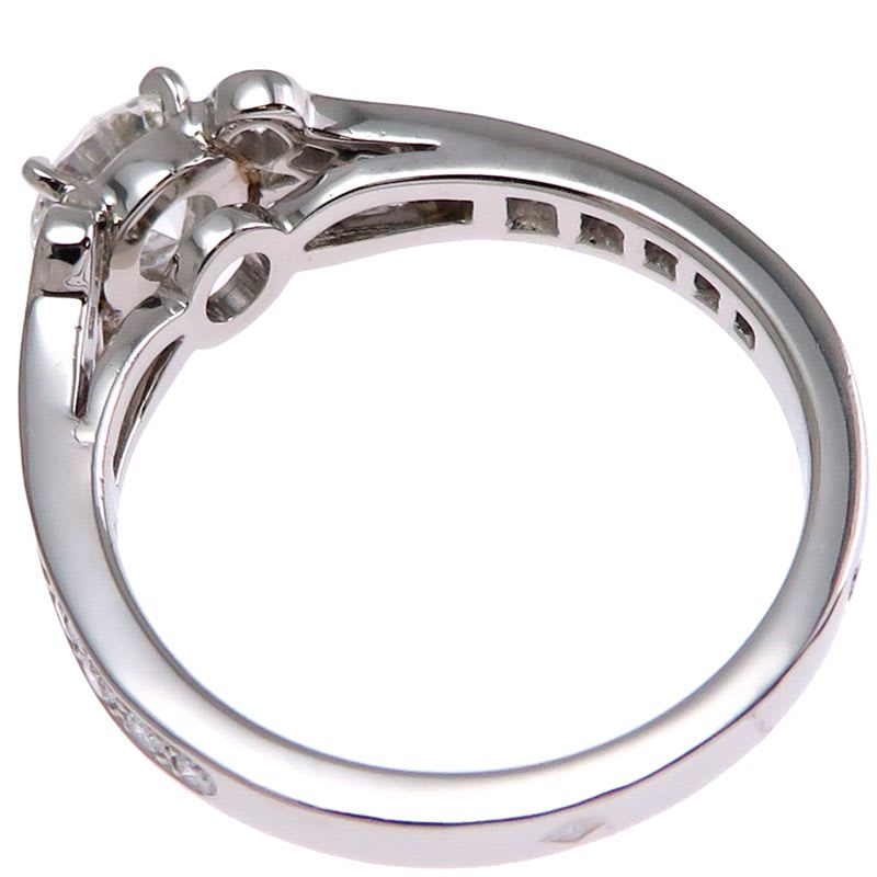 Cartier Solitaire Diamond Platinum Ring