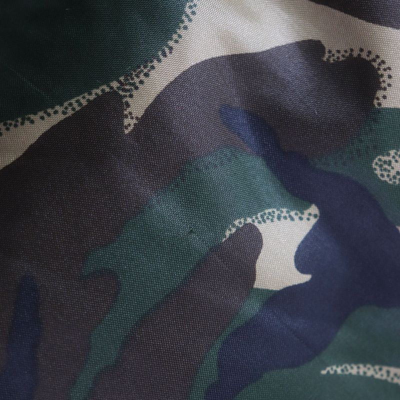 Celine 2w4300610 Logo Print Camouflage Padded Zip-up Jacket Green Brown Multi