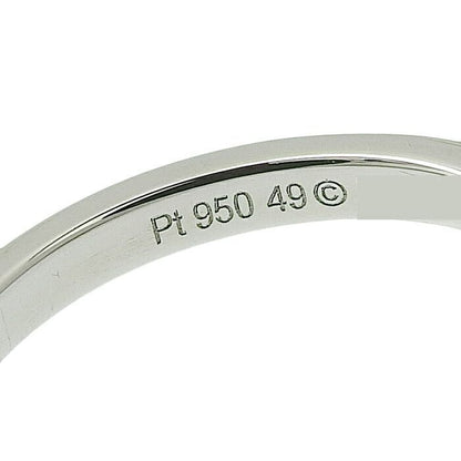 Cartier Ballerina Curved Half Eternity Diamond Ring Pt950 Platinum Diamond #49