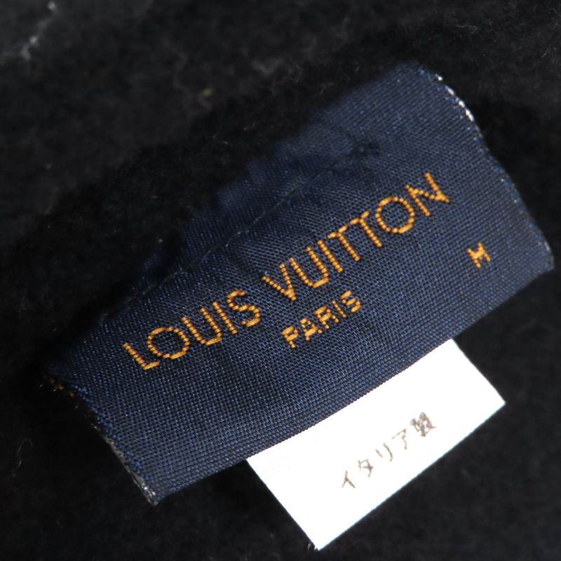 Louis Vuitton 2020 M76743 Bob Carry On Hat 100% Wool Monogram Hat Black M Made
