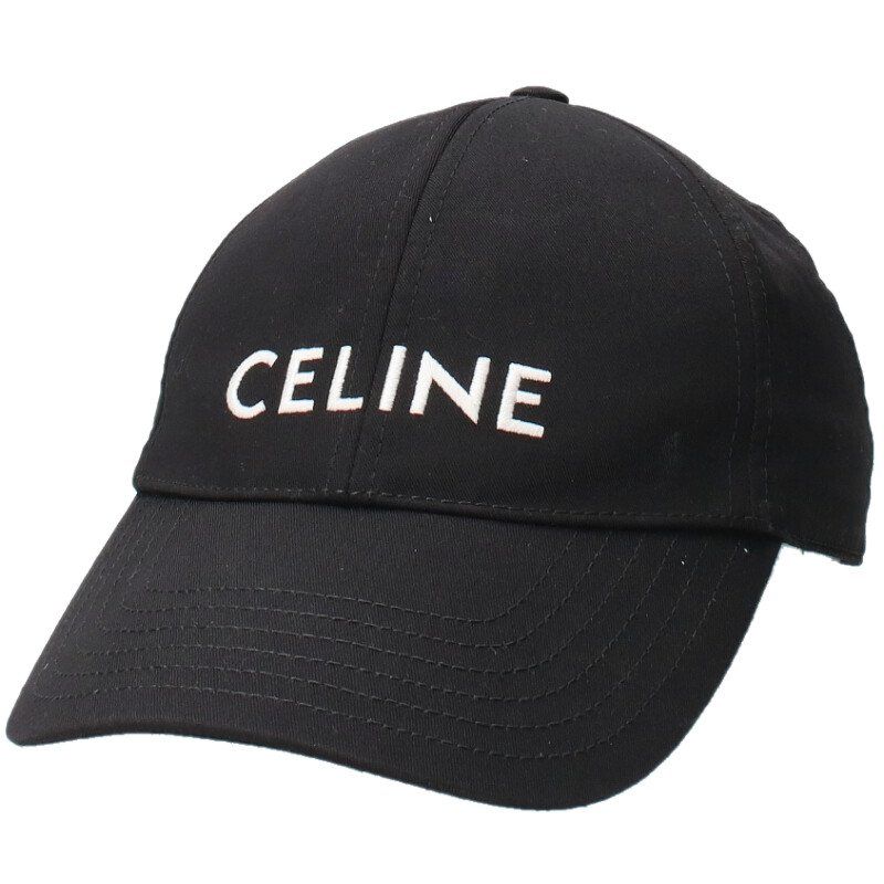 Celine 2aua1242n Logo Embroidered Hat Men's S