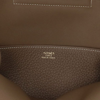 Hermes Arsene 25 Stamped U Ghardware Leather Shoulder Bag Men's