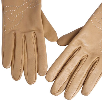 Hermes Gloves Chaine D'ancre Lamb Leather Rede