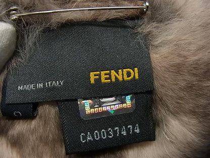 Boutique Fendi Fur Corsage Pin Brooch Pin Brooch Pin Badge Accessories Pink