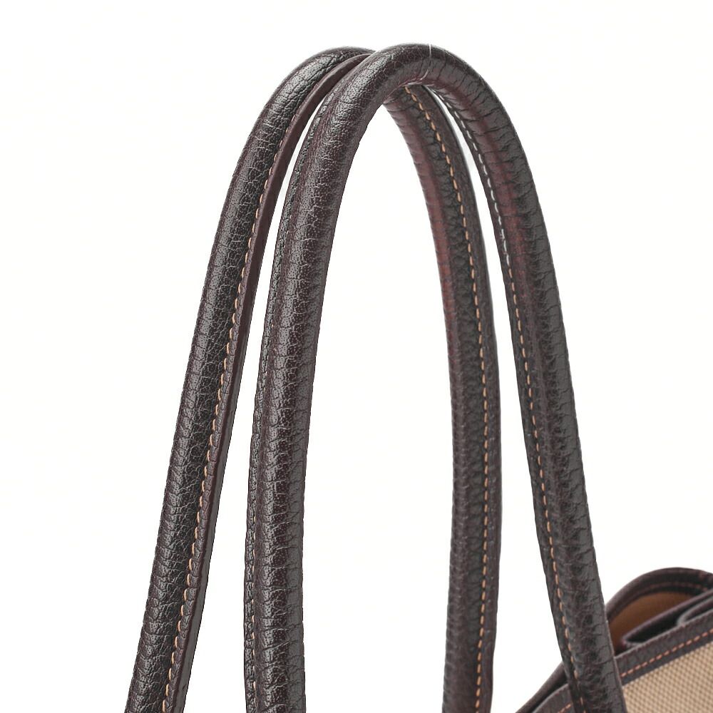 Hermes Garden Party PM Tote Bag Canvas Brown (silver Hardware) Ladies Bag Brand