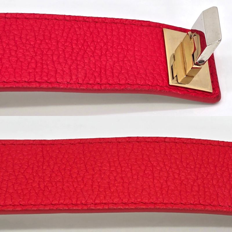 Balenciaga 332916 Ludis Leather Bracelet Approximately 17cm (669in) Around The