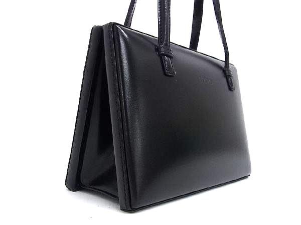 Loewe Leather Tote Handbag Mini Bag Ladies Black Ax1084