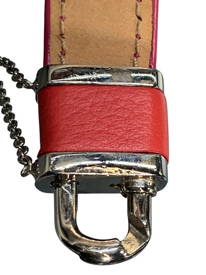 2232 Loewe Leather Bracelet Bangle Padlock Item Pre-Owned