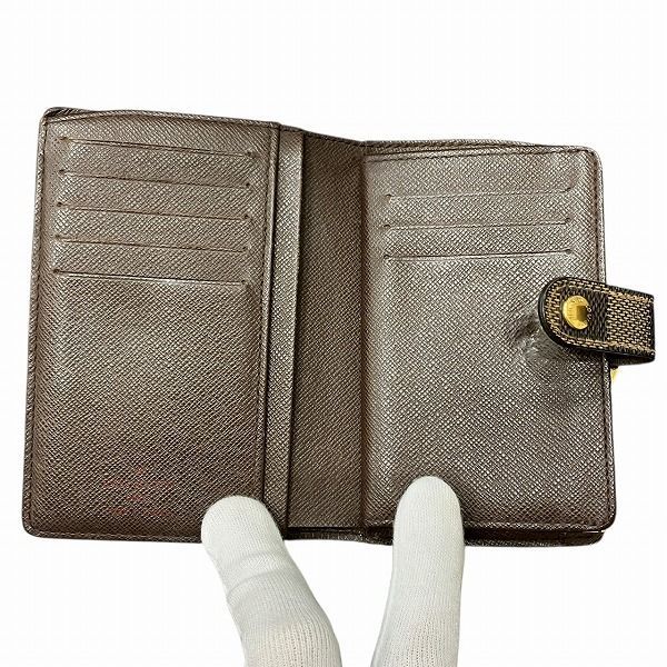 Louis Vuitton Damier Porte Feuille Viennois N61674 Bifold Wallet Unisex