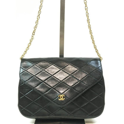 CHANEL 24K Timeless Classic Envelope Small Single Flap Bag Chain Purse