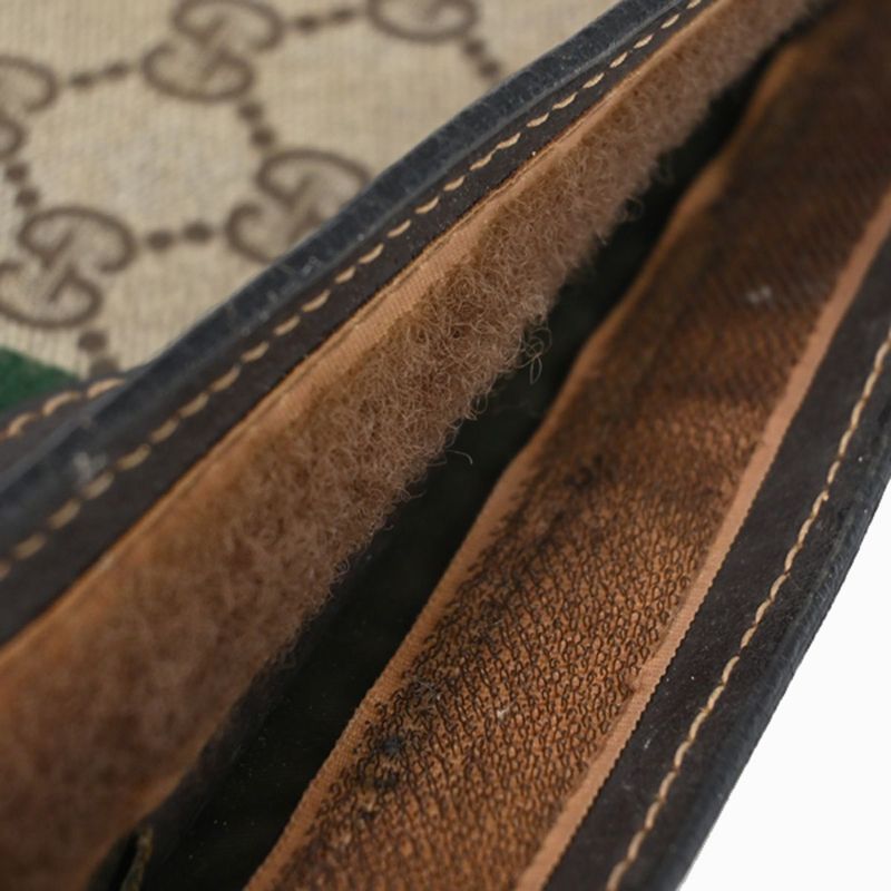 Gucci Old Gucci Second Bag GG Clutch Bag Sherry Brown 02bs099