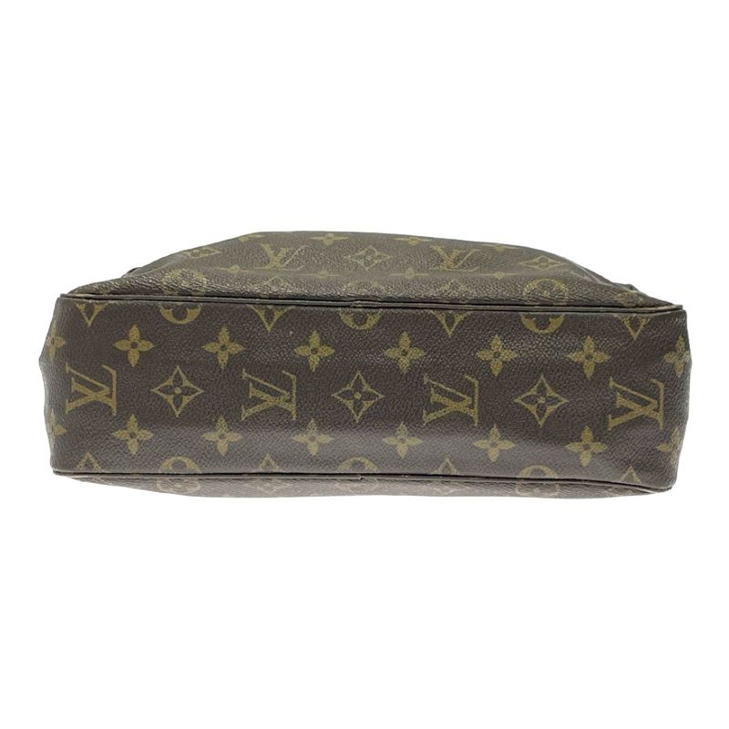 Louis Vuitton M47522 Monogram PVC Trousse Toilette 28 Brown 317550 Second Bag