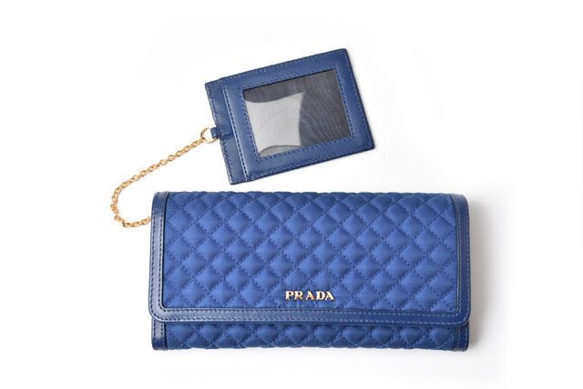 Prada Wallet Outlet Prada Long Wallet With Pass Case 1m1132 Nylon Quilted