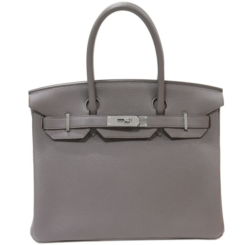Hermes Handbag Birkin 30 Togo Ethan Silver Hardware