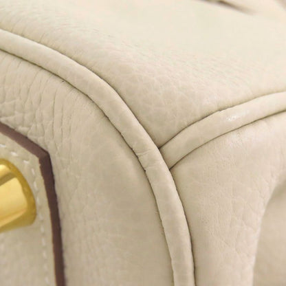 Hermes Birkin 25 Cles Gold Hardware Handbag Togo Women