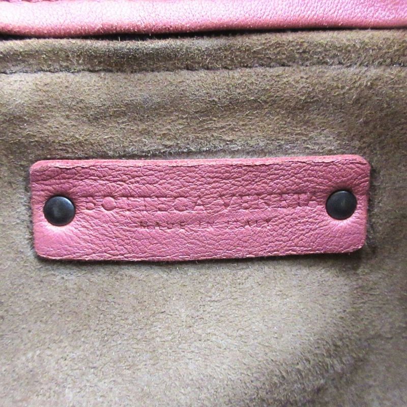 Bottega Veneta Intrecciato Small Garda Hand Tote Bag Lamb Leather Pink Ladies