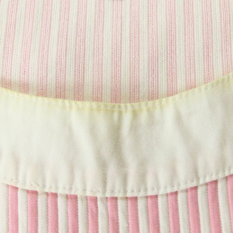 Christian Dior Dress L Cotton Pink White Stripe Apparel Women Christian Dior