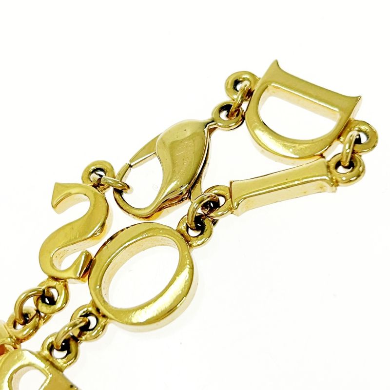 Christian Dior GP Dior Paris Logo Bracelet Gold 426164 Bracelet