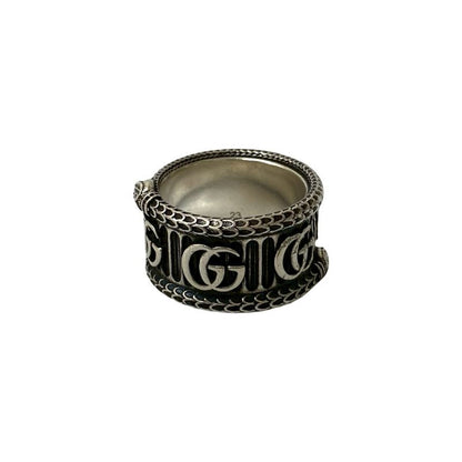 Gucci Double G Snake Ring Silver 925 No 22 Accessory 52301