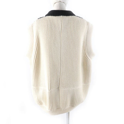 Louis Vuitton 21AW Cashmere Blend Fornasetti Bow Jacquard Sleeveless Knit Vest