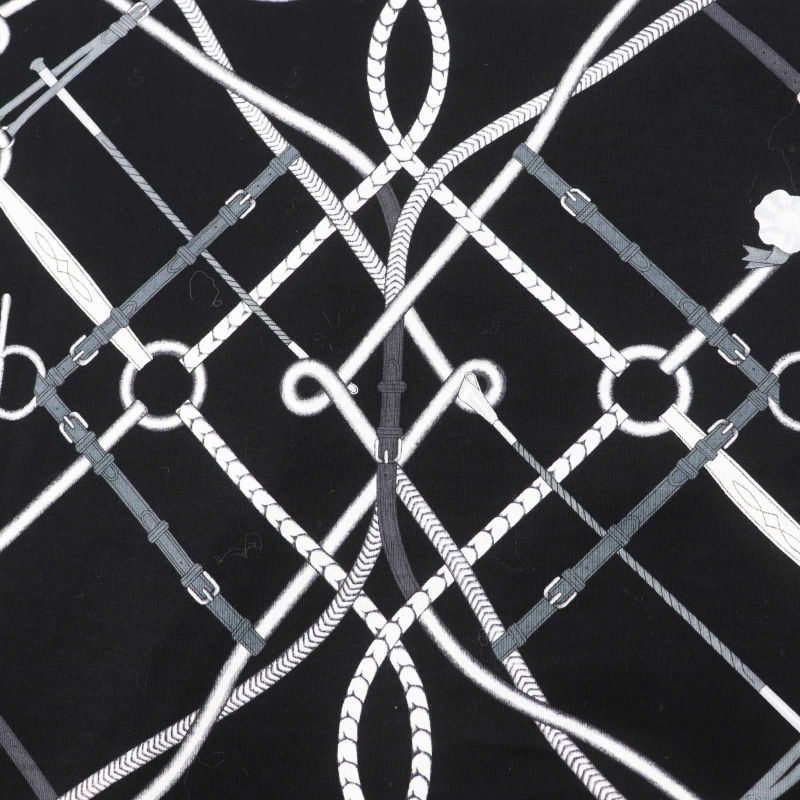 Hermes 21SS Parcours SANS Faute Perfect Course Cotton V-neck Short Sleeve