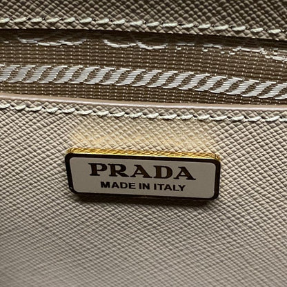 Prada Handbag Galleria Beige Mini Bag Leather