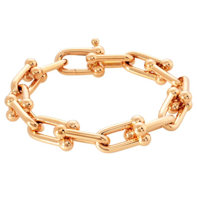 Tiffany & Co Tiffany & Co Hardware Large Link Bracelet Rose Gold 356g 18krg