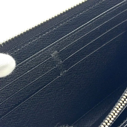 Louis Vuitton Zippy Wallet Epi Noir Black Leather Black Round Zipper Long