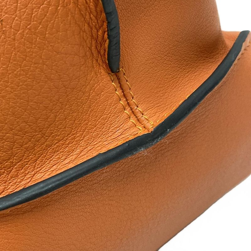 Loewe One Shoulder Bag Anton Backpack 30710l72 Orange Leather