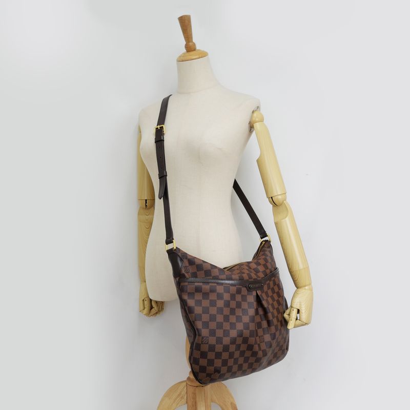 Louis Vuitton Damier Bloomsbury GM N42250 Shoulder Bag Brown Women's