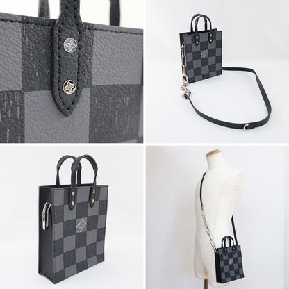 Louis Vuitton Sac Plastic XS Damier Checkerboard N60479 Black