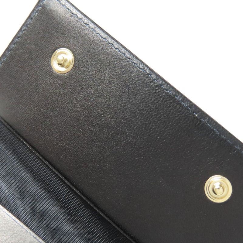 Chanel Coco Mark Gold Hardware Key Case Grained Calfskin Women