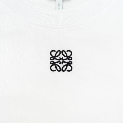 Loewe Short Sleeve Small Fit T-shirt White S Size S359y22x96 Cotton