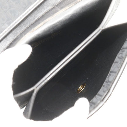 Dior Trotter Vintage Canvas Black Women's Shoulder Bag