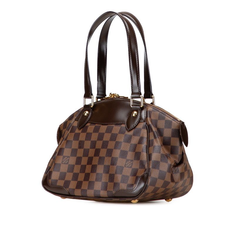 Louis Vuitton Damier Verona PM N41117 Brown PVC Leather Women Louis Vuitton
