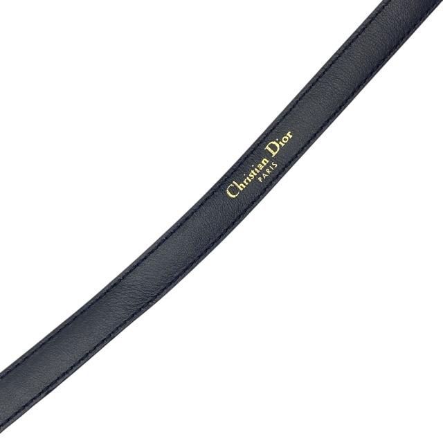 Christian DIOR I LOVE Paris Belt Accessories Heart Pattern Logo Total Leather