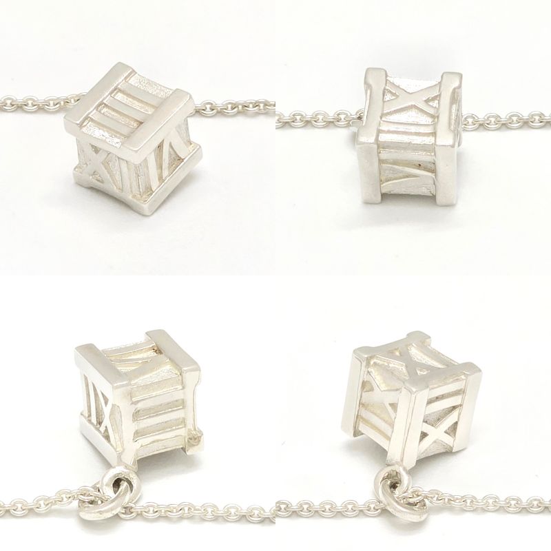Tiffany & Co Tiffany & Co Atlas Cube Pendant Necklace Star Ring Silver Sv925