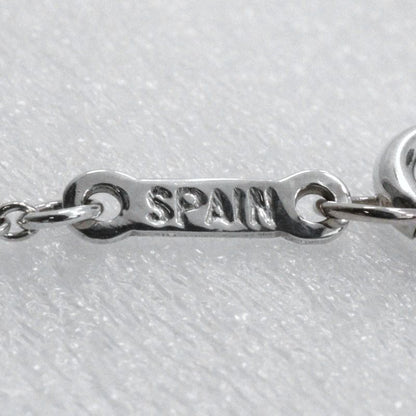 Tiffany & Co Open Teardrop Elsa Peretti 925 Silver Ladies 2.7g Necklace