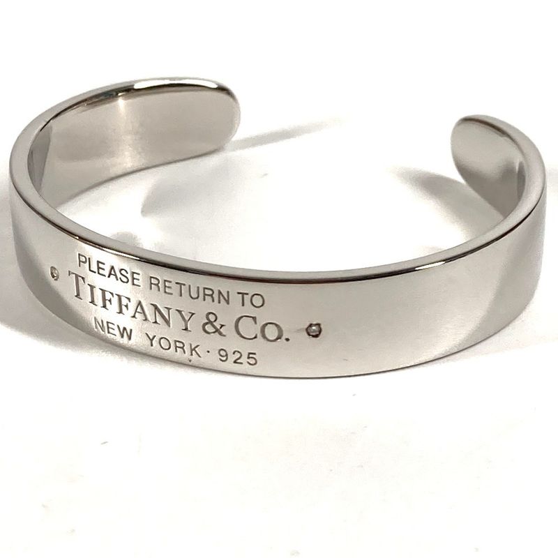 Tiffany & Co Bangle Return To Tiffany & Co Narrow Cuff Bangle Ag925 Silver