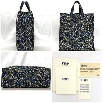 Fendi Tote Bag Navy 5WH 168 3355 Monster
