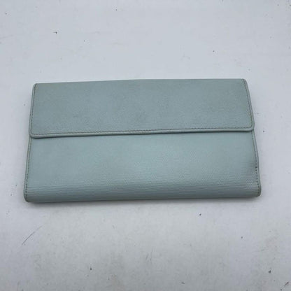 Chanel Coco Button Bifold Wallet Lime Green Card Billfold