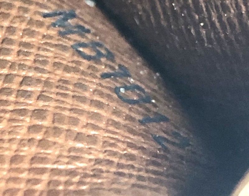 Louis Vuitton M61725 Porte Monet Cles Di Long Wallet Preowned 005888