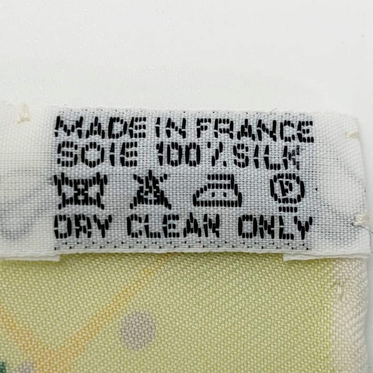 Hermes Magic Kelly Yellow Silk Scarf Ladies