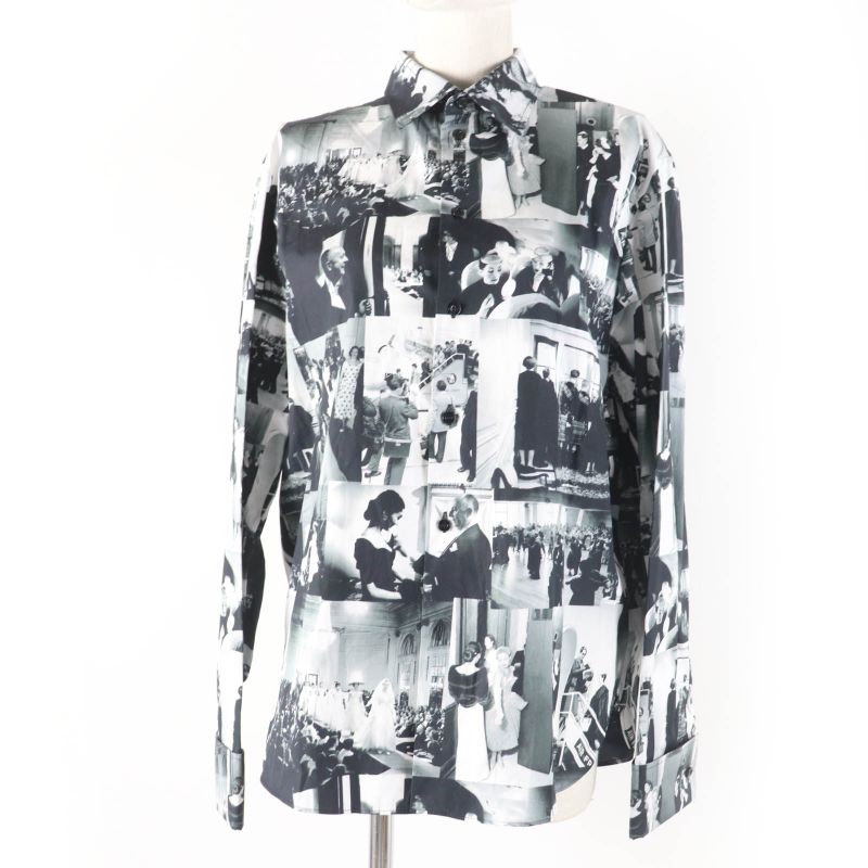 Christian DIOR 25SS 511b28a3a14 100% Cotton Monsieur DIOR Patchwork Motif Long