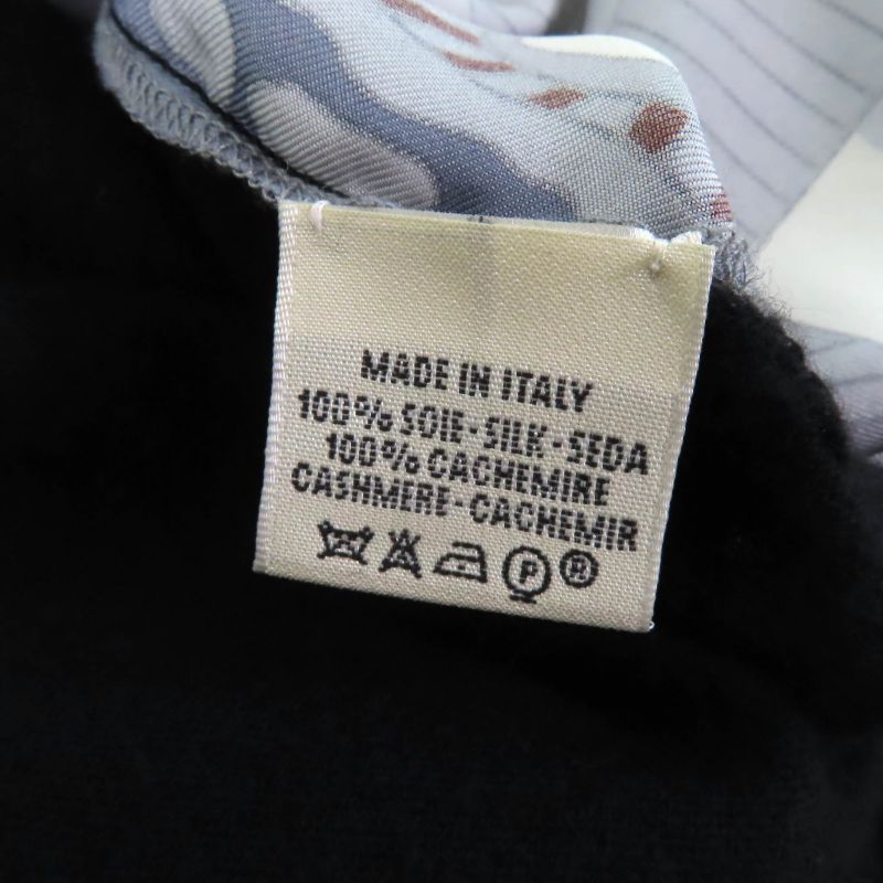 Hermes Vintage Cashmere Silk Blend Margiela Period Long Sleeve Cardigan +