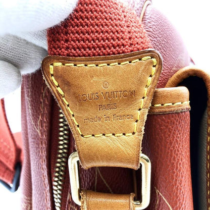 Louis Vuitton M80028 Vuitton Cup Calvi Shoulder Bag PVC Leather Orange Pvc/leath