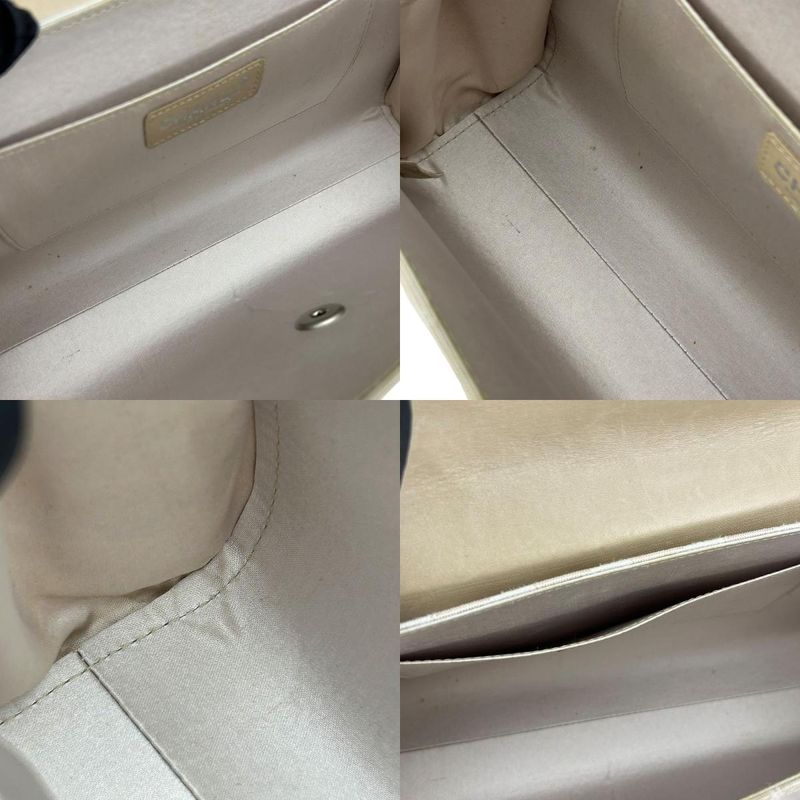 Chanel Shoulder Bag New Travel Line Nylon Pink Beige Pink Beige Silver Hardware